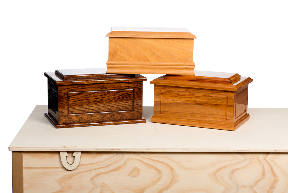 Graphic Wrapped Casket